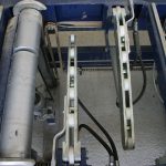 Blockbandsäge – Abwerfer
